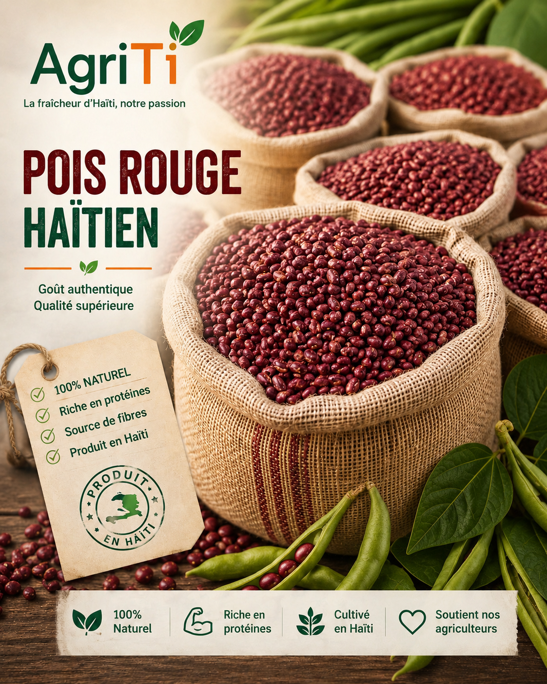Pois Rouge Haïtien (Pwa Wouj)